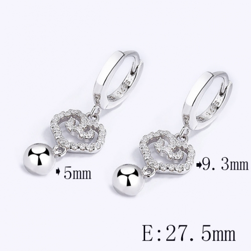 BC Wholesale 925 Sterling Silver Jewelry Earrings Good Quality Earrings NO.#925SJ8EA5716