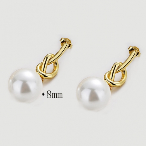 BC Wholesale 925 Sterling Silver Jewelry Earrings Good Quality Earrings NO.#925SJ8E3A036