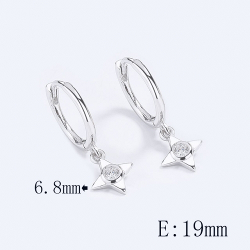 BC Wholesale 925 Sterling Silver Jewelry Earrings Good Quality Earrings NO.#925SJ8EA5207