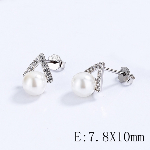 BC Wholesale 925 Sterling Silver Jewelry Earrings Good Quality Earrings NO.#925SJ8EA4602