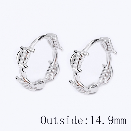 BC Wholesale 925 Sterling Silver Jewelry Earrings Good Quality Earrings NO.#925SJ8EA5303