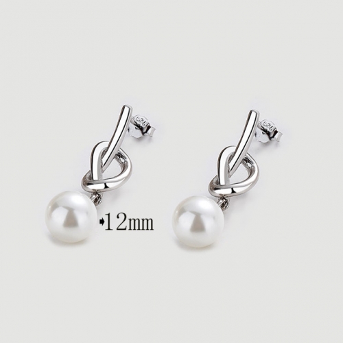 BC Wholesale 925 Sterling Silver Jewelry Earrings Good Quality Earrings NO.#925SJ8E2A036