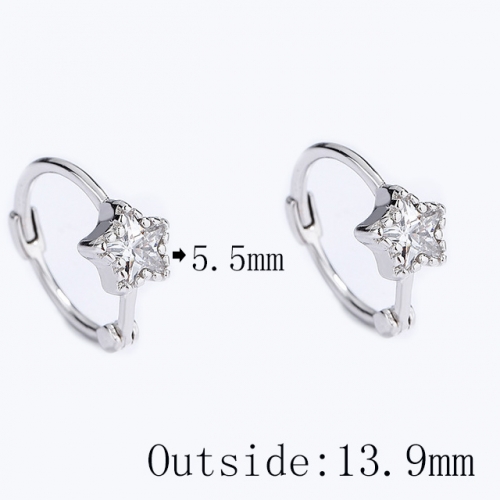 BC Wholesale 925 Sterling Silver Jewelry Earrings Good Quality Earrings NO.#925SJ8EA5518