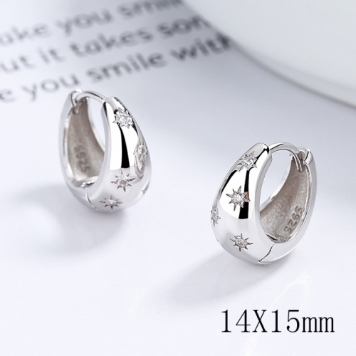 BC Wholesale 925 Sterling Silver Jewelry Earrings Good Quality Earrings NO.#925SJ8E2A5201