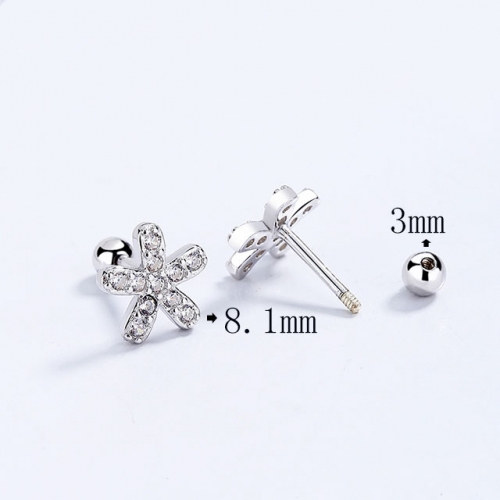 BC Wholesale 925 Sterling Silver Jewelry Earrings Good Quality Earrings NO.#925SJ8EA4214