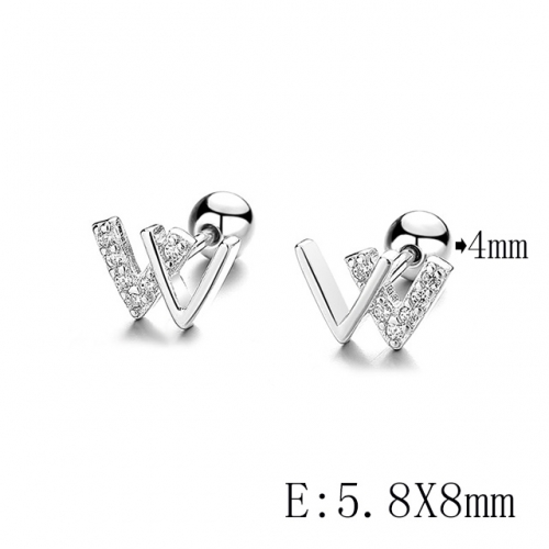 BC Wholesale 925 Sterling Silver Jewelry Earrings Good Quality Earrings NO.#925SJ8EA2418