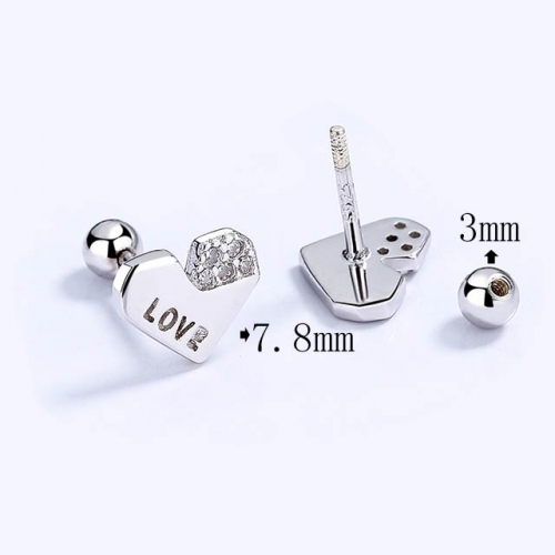 BC Wholesale 925 Sterling Silver Jewelry Earrings Good Quality Earrings NO.#925SJ8EA4707