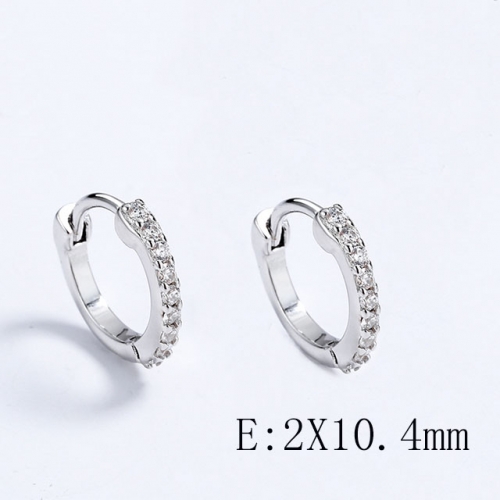 BC Wholesale 925 Sterling Silver Jewelry Earrings Good Quality Earrings NO.#925SJ8EA4212