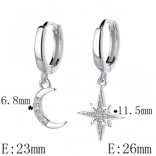 BC Wholesale 925 Sterling Silver Jewelry Earrings Good Quality Earrings NO.#925SJ8EA3215