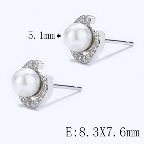 BC Wholesale 925 Sterling Silver Jewelry Earrings Good Quality Earrings NO.#925SJ8EA5104