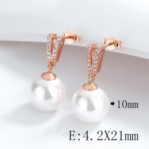 BC Wholesale 925 Sterling Silver Jewelry Earrings Good Quality Earrings NO.#925SJ8E2A0716