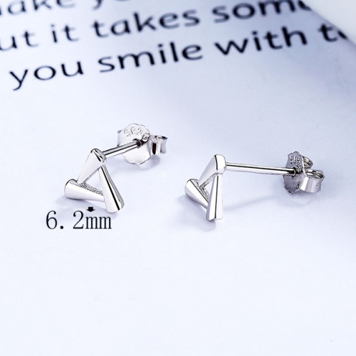 BC Wholesale 925 Sterling Silver Jewelry Earrings Good Quality Earrings NO.#925SJ8E2A015