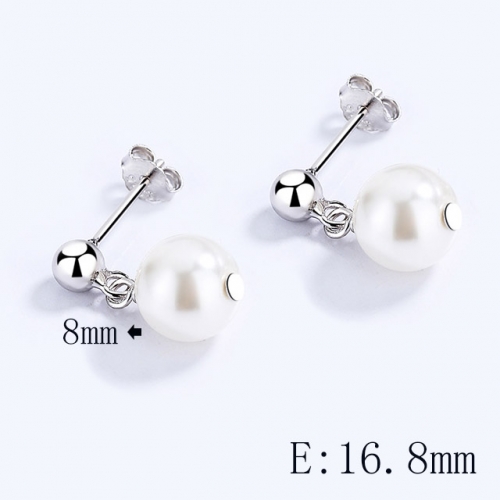 BC Wholesale 925 Sterling Silver Jewelry Earrings Good Quality Earrings NO.#925SJ8EA4611