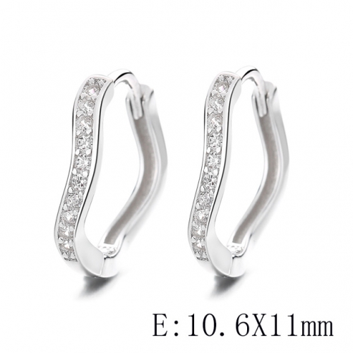 BC Wholesale 925 Sterling Silver Jewelry Earrings Good Quality Earrings NO.#925SJ8EA187