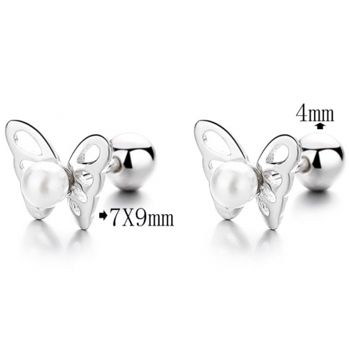 BC Wholesale 925 Sterling Silver Jewelry Earrings Good Quality Earrings NO.#925SJ8EA0416