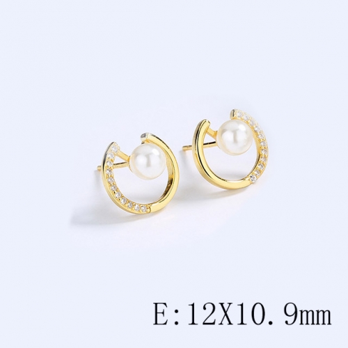 BC Wholesale 925 Sterling Silver Jewelry Earrings Good Quality Earrings NO.#925SJ8E1A303
