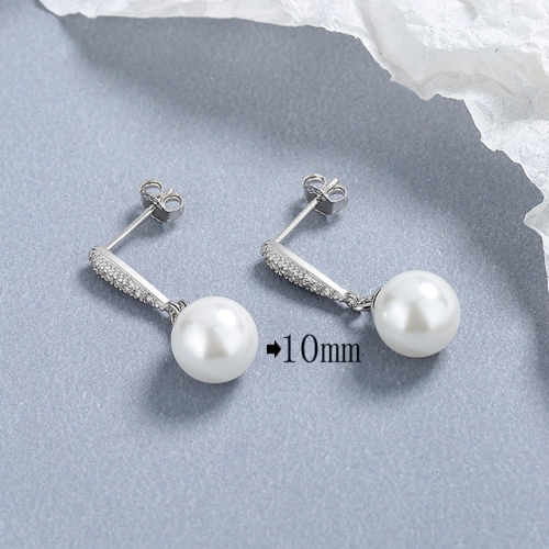 BC Wholesale 925 Sterling Silver Jewelry Earrings Good Quality Earrings NO.#925SJ8E2A044