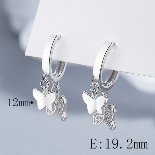 BC Wholesale 925 Sterling Silver Jewelry Earrings Good Quality Earrings NO.#925SJ8EA0618