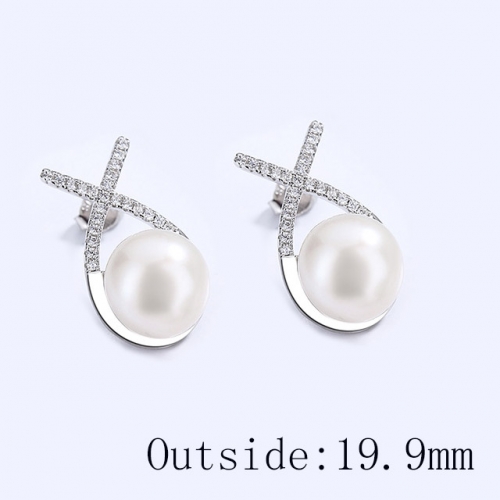 BC Wholesale 925 Sterling Silver Jewelry Earrings Good Quality Earrings NO.#925SJ8EA1510