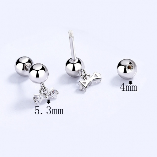 BC Wholesale 925 Sterling Silver Jewelry Earrings Good Quality Earrings NO.#925SJ8EA4702