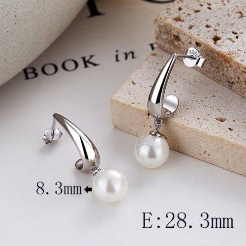 BC Wholesale 925 Sterling Silver Jewelry Earrings Good Quality Earrings NO.#925SJ8EA4018