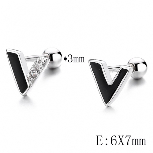 BC Wholesale 925 Sterling Silver Jewelry Earrings Good Quality Earrings NO.#925SJ8EA445
