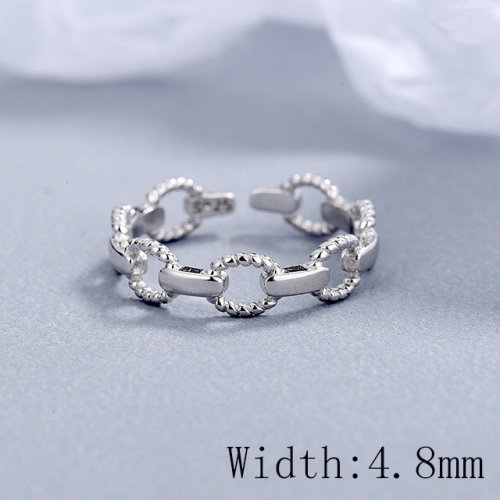 BC Wholesale 925 Sterling Silver Rings Popular Open Rings Wholesale Jewelry NO.#925SJ8RB202