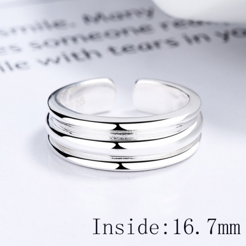 BC Wholesale 925 Sterling Silver Rings Popular Open Rings Wholesale Jewelry NO.#925SJ8RB056