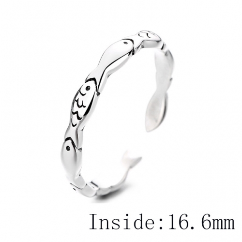 BC Wholesale 925 Sterling Silver Rings Popular Open Rings Wholesale Jewelry NO.#925SJ8RB0912