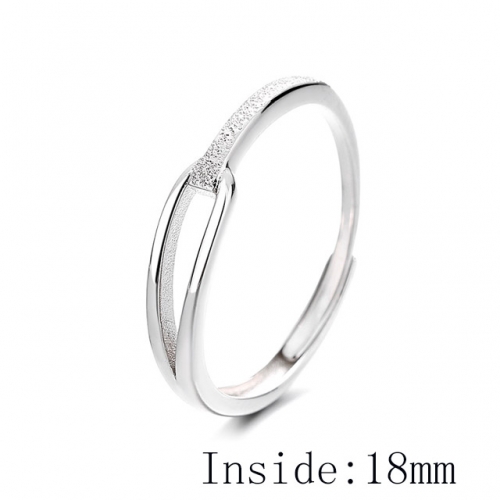 BC Wholesale 925 Sterling Silver Rings Popular Open Rings Wholesale Jewelry NO.#925SJ8R1B0910