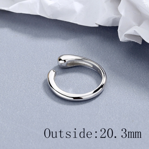 BC Wholesale 925 Sterling Silver Rings Popular Open Rings Wholesale Jewelry NO.#925SJ8RB1619