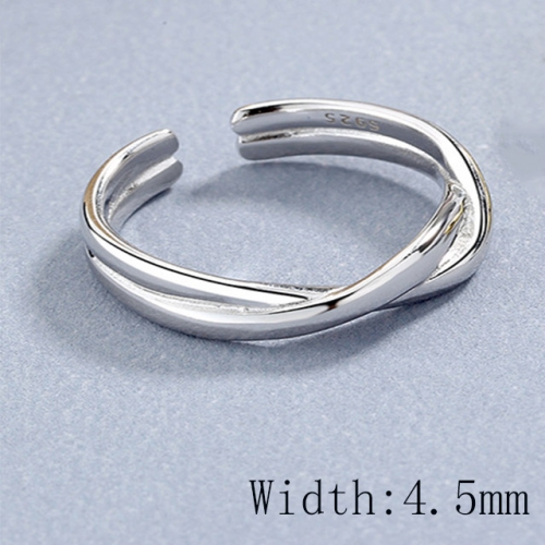 BC Wholesale 925 Sterling Silver Rings Popular Open Rings Wholesale Jewelry NO.#925SJ8RB1618