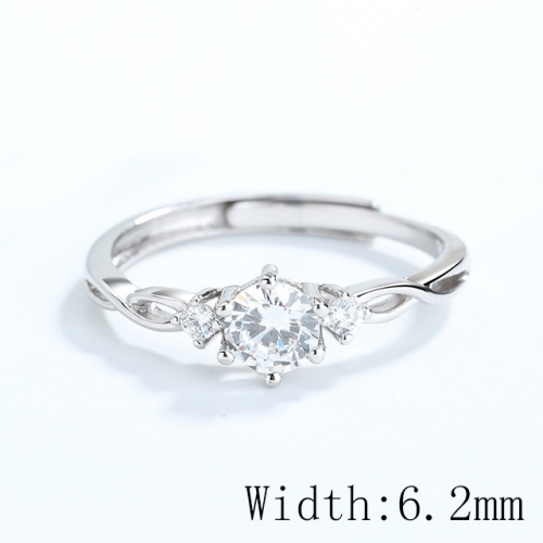 BC Wholesale 925 Sterling Silver Rings Popular Open Rings Wholesale Jewelry NO.#925SJ8RB165