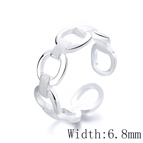 BC Wholesale 925 Sterling Silver Rings Popular Open Rings Wholesale Jewelry NO.#925SJ8RB2301