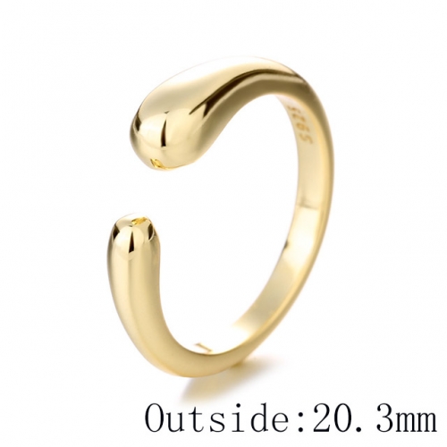 BC Wholesale 925 Sterling Silver Rings Popular Open Rings Wholesale Jewelry NO.#925SJ8R1B1619