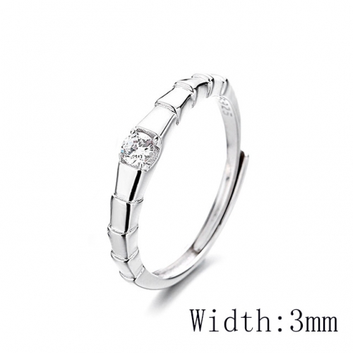 BC Wholesale 925 Sterling Silver Rings Popular Open Rings Wholesale Jewelry NO.#925SJ8RB018
