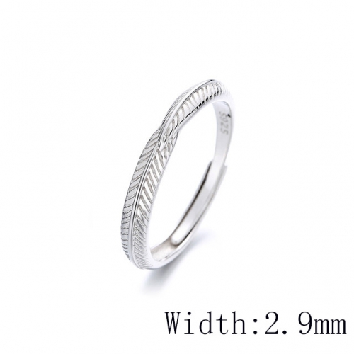 BC Wholesale 925 Sterling Silver Rings Popular Open Rings Wholesale Jewelry NO.#925SJ8RB1811