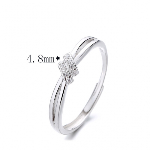 BC Wholesale 925 Sterling Silver Rings Popular Open Rings Wholesale Jewelry NO.#925SJ8RB051