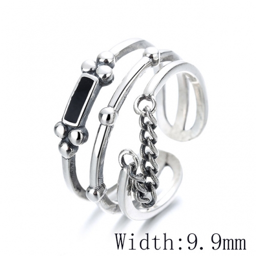 BC Wholesale 925 Sterling Silver Rings Popular Open Rings Wholesale Jewelry NO.#925SJ8RB203