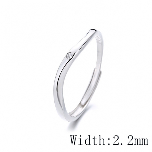 BC Wholesale 925 Sterling Silver Rings Popular Open Rings Wholesale Jewelry NO.#925SJ8RB057