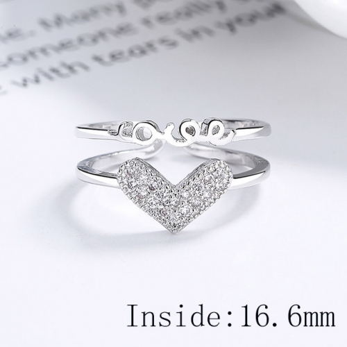 BC Wholesale 925 Sterling Silver Rings Popular Open Rings Wholesale Jewelry NO.#925SJ8RB0514