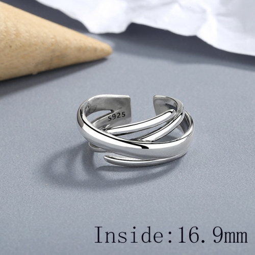 BC Wholesale 925 Sterling Silver Rings Popular Open Rings Wholesale Jewelry NO.#925SJ8RB1516