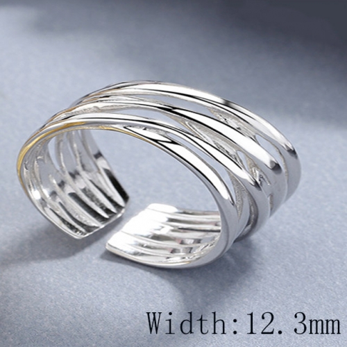 BC Wholesale 925 Sterling Silver Rings Popular Open Rings Wholesale Jewelry NO.#925SJ8RB1620