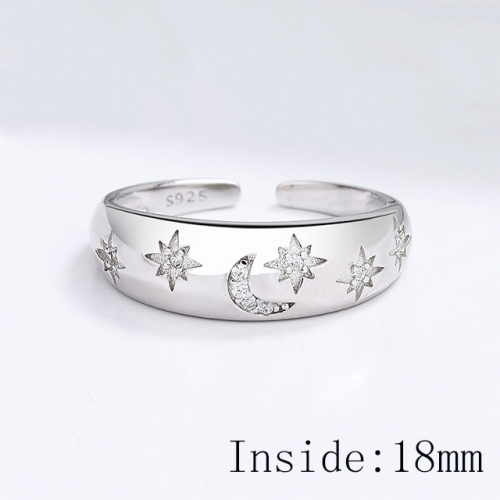 BC Wholesale 925 Sterling Silver Rings Popular Open Rings Wholesale Jewelry NO.#925SJ8RB059