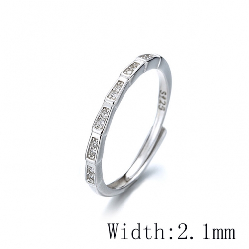 BC Wholesale 925 Sterling Silver Rings Popular Open Rings Wholesale Jewelry NO.#925SJ8R1B2010