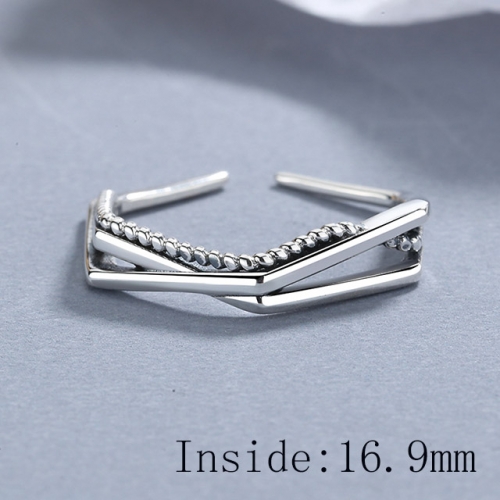 BC Wholesale 925 Sterling Silver Rings Popular Open Rings Wholesale Jewelry NO.#925SJ8RB173