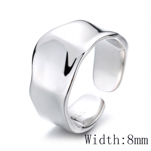 BC Wholesale 925 Sterling Silver Rings Popular Open Rings Wholesale Jewelry NO.#925SJ8RB196