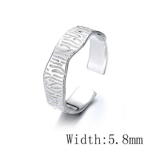 BC Wholesale 925 Sterling Silver Rings Popular Open Rings Wholesale Jewelry NO.#925SJ8RB208