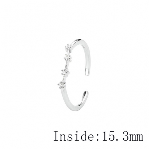 BC Wholesale 925 Sterling Silver Rings Popular Open Rings Wholesale Jewelry NO.#925SJ8R10B0614