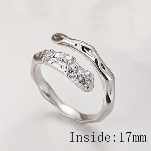 BC Wholesale 925 Sterling Silver Rings Popular Open Rings Wholesale Jewelry NO.#925SJ8RB109